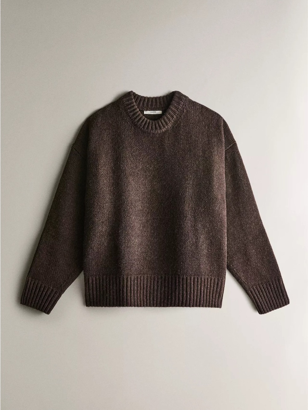 Zara wool sweater brown